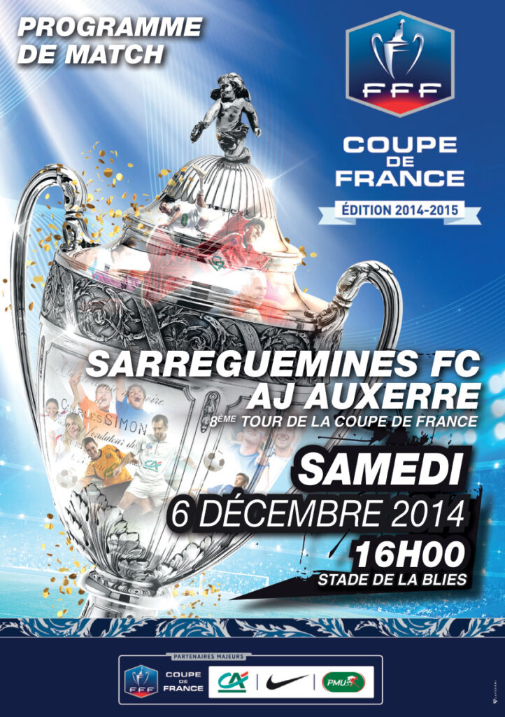 Couverture du programme Sarreguemines FC – AJ Auxerre, 6 décembre 2014